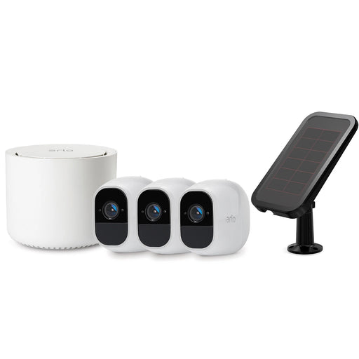Arlo Pro 2 - Wire-Free HD Security Cameras (3 Pack) With Bonus Solar Panel