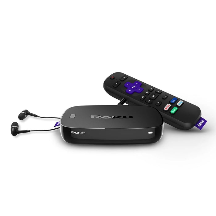 Roku Ultra Streaming Media Player 4K/HD/HDR with Premium JBL Headphones
