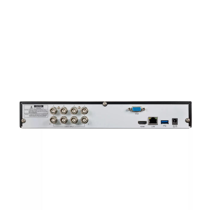 Wisenet 8-Channel 4K Ultra HD DVR Surveillance System with 1TB Hard Drive, 4x Camera 4K Indoor/Outdoor Cameras