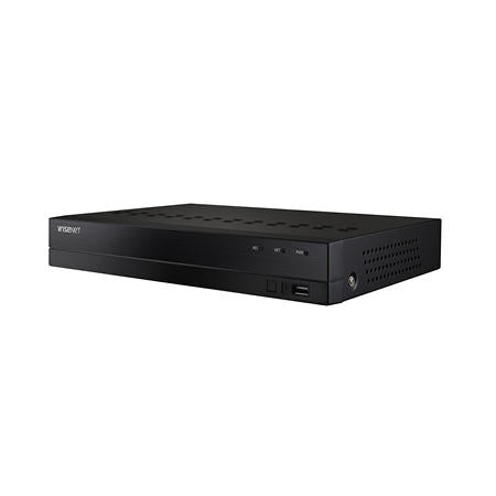 Wisenet 8-Channel 4K Ultra HD DVR Surveillance System with 2TB Hard Drive, 8x Camera 4K Indoor/Outdoor Cameras