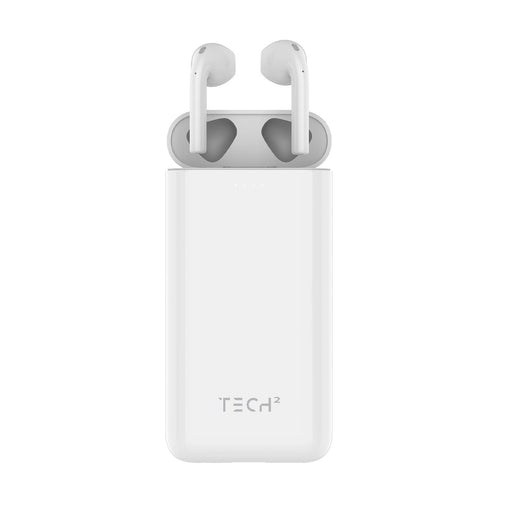 Tech Squared Air Juice 10K mAh Portable Charger, Compatible with Airpods and Smartphones
