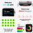 Apple Watch Series 6 (GPS + Cellular) 44mm Space Gray Aluminum Case with Black Sport Band - Space Gray Model:M07H3LL/A