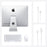Apple - 21.5" iMac® with Retina 4K display (Latest Model) - Intel Core i5 (3.0GHz) - 8GB Memory - 256GB SSD - Silver Model:MHK33LL/A