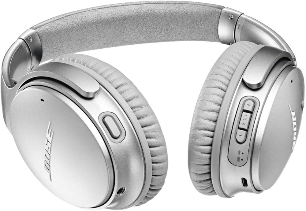 Bose - QuietComfort 35 II Wireless Noise Cancelling Headphones - Silver