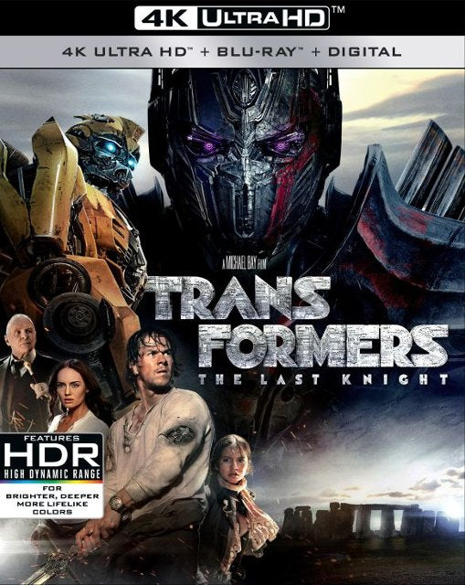 Transformers: The Last Knight [Includes Digital Copy] [4K Ultra HD Blu-ray/Blu-ray] [2017]