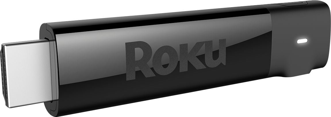 Roku - Streaming Stick+ 4K Streaming Media Player with Voice Remote with TV Controls - Black
