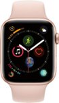 Apple Watch Series 4 (GPS + Cellular) 44mm Gold Aluminum Case with Pink Sand Sport Band