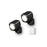 White Smart Lighting Motion Activated Outdoor Integrated LED Spot Light Battery 2-Pack with Smart Lighting Bridge White by Ring