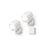 White Smart Lighting Motion Activated Outdoor Integrated LED Spot Light Battery 2-Pack with Smart Lighting Bridge White by Ring