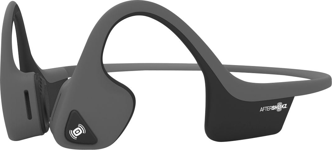 AfterShokz - Air Wireless Bone Conduction Open-Ear Headphones - Slate Gray