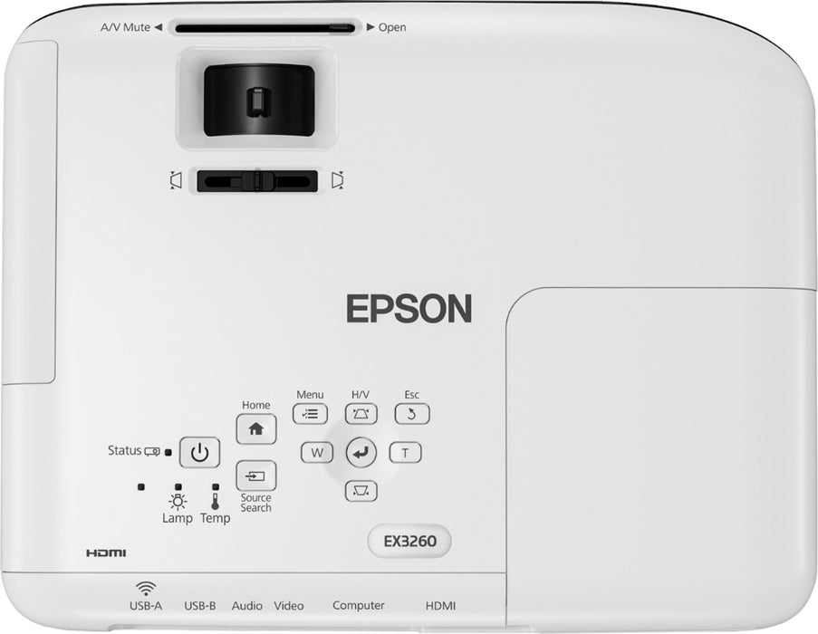 Epson - EX3260 SVGA 3LCD Projector - White Model:EX3260