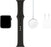Apple Watch Series 5 (GPS + Cellular) 44mm Space Black Stainless Steel Case with Black Sport Band - Space Black Stainless Steel