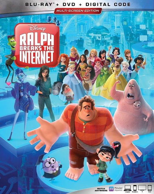 Ralph Breaks the Internet [Includes Digital Copy] [Blu-ray/DVD] [2018]