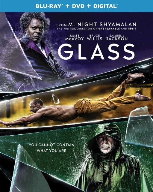 Glass [Includes Digital Copy] [Blu-ray/DVD] [2019]