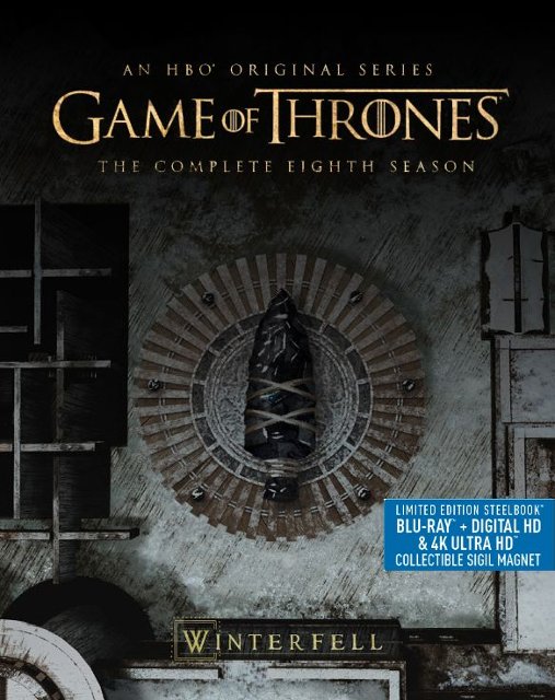 Game of Thrones: Season 8 [SteelBook] [4K Ultra HD Blu-ray/Blu-ray]
