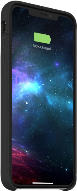 mophie - Juice Pack access External Battery Case with Wireless Charging for Apple® iPhone® XS Max - Black