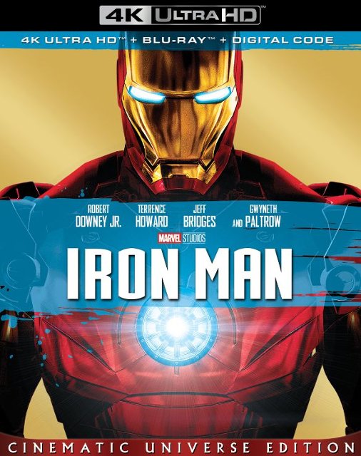 Iron Man [Includes Digital Copy] [4K Ultra HD Blu-ray/Blu-ray] [2008]