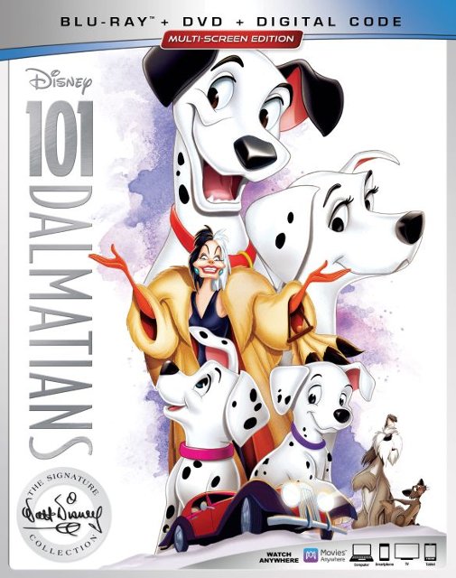 101 Dalmatians [Signature Collection] [Includes Digital Copy] [Blu-ray/DVD] [1961]