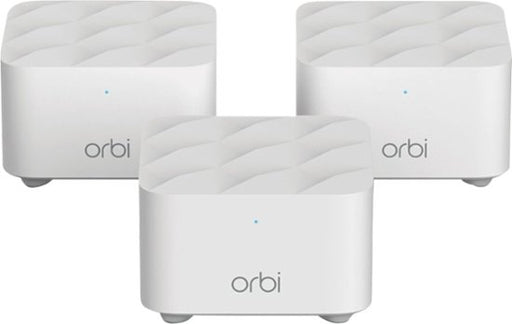 NETGEAR - Orbi AC1200 Dual-Band Mesh Wi-Fi System (3 Pack) - White