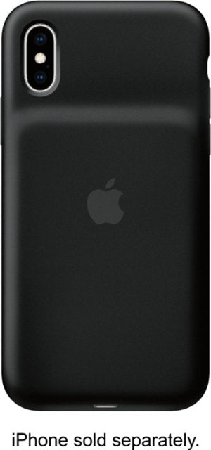 Apple - Geek Squad Certified Refurbished iPhone XS Max Smart Battery Case - Black
