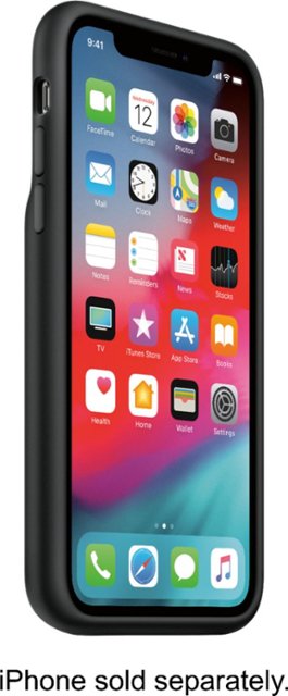 Apple - Geek Squad Certified Refurbished iPhone XS Smart Battery Case - Black