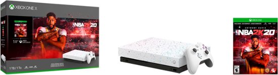 Microsoft - Xbox One X 1TB NBA 2K20 Special Edition Console Bundle