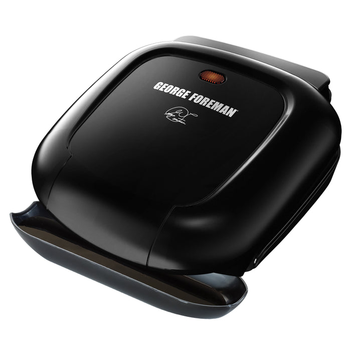 George Foreman 2 Serving Classic Plate Electric Grill and Panini Press