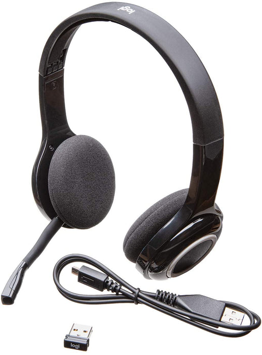 Logitech - H600 Wireless Headset - Black Model:981-000341