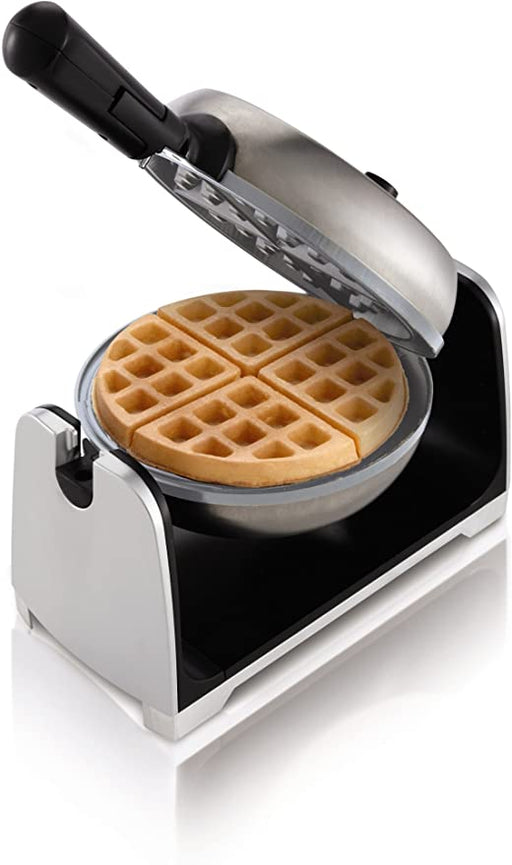 Oster® DuraCeramic™ Titanium Infused Belgian Flip Waffle Maker, Silver