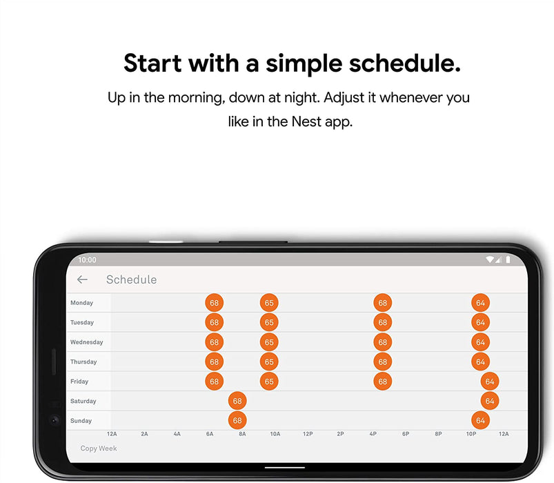 Nest Thermostat E and Nest Temperature Sensor by Google