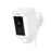 Ring Spotlight Cam Wired - Standard Plug-In Outdoor Smart Security Camera with One LED Spotlight, White