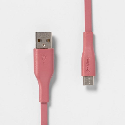 heyday™ 3' Lightning to USB-A Cable - Dusty Pink