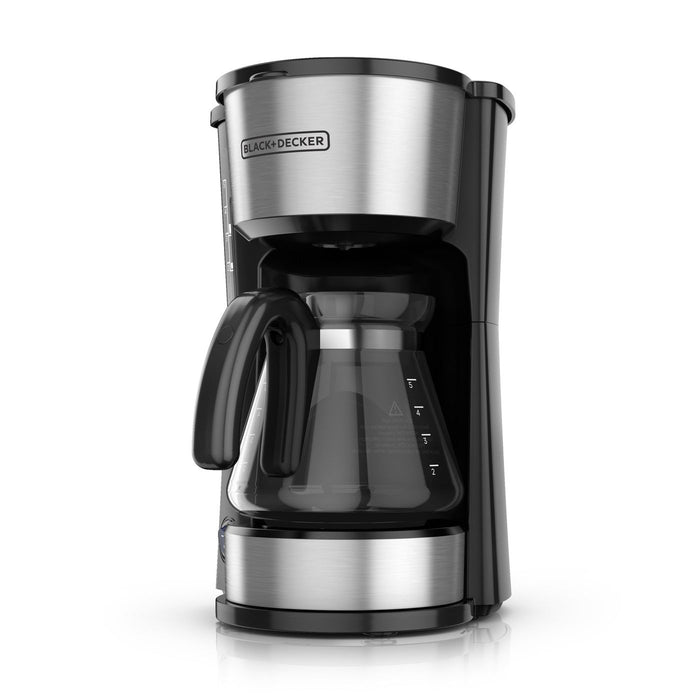 BLACK+DECKER 5 Cup 4-in-1 Station Coffeemaker - Stainless Steel