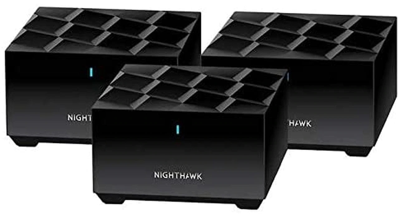 Netgear MK63-100NAS Nighthawk Whole Home Mesh WiFi 6 System, 3-Pack