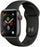 Apple Watch Series 4 (GPS + Cellular, 44MM) - Space Gray Aluminum Case with Black Sport Band