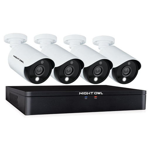Expandable 8 Channel 1080p Wired Security System with 1TB Hard Drive and 4 1080p Wired Spotlight Cameras (Add up to a Total of 8 Wired Cameras)
