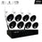 10 Channel 1080p Smart Security System with 1TB Hard Drive and 8 1080p Wi-Fi IP Spotlight Cameras