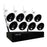 10 Channel 1080p Smart Security System with 1TB Hard Drive and 8 1080p Wi-Fi IP Spotlight Cameras