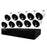12 Channel 4K Wired Security System with 2TB Hard Drive and (10) 4K Wired Spotlight Cameras