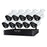 Expandable 20 Channel Hybrid DVR with 1TB Hard Drive and 10 Wired Spotlight Cameras (Add up to a Total of 16 Wired Cameras and 4 Wireless Devices)
