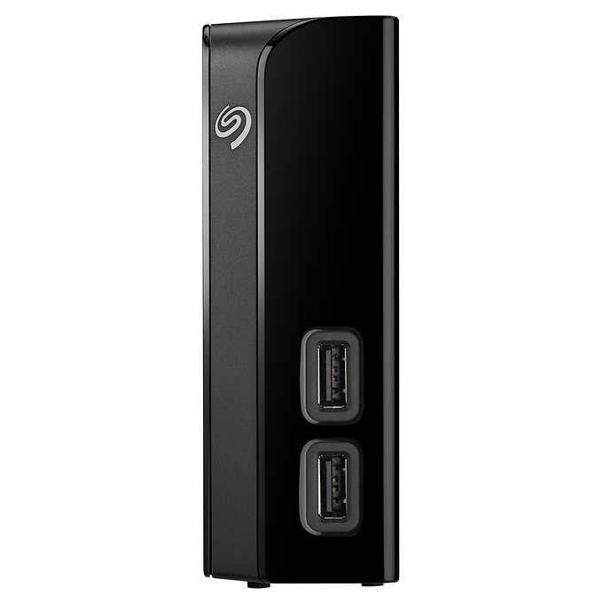 Seagate Backup Plus Hub 8TB Desktop Hard Drive with Rescue Data Recovery Services