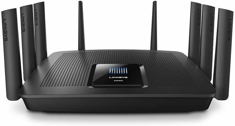 Linksys Ac5000 Mu MIMO 5.0 GHz Tri Band Quad Stream WiFi Gigabit Router Ea9400
