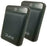 Tech Squared Nano Juice 10K mAh Portable Charger, Black (2pk)