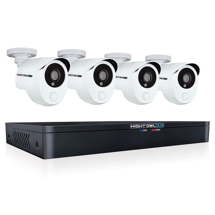 8 Channel HD Video Security System with 1TB Hard Drive and 4 1080p Wired Infrared Cameras